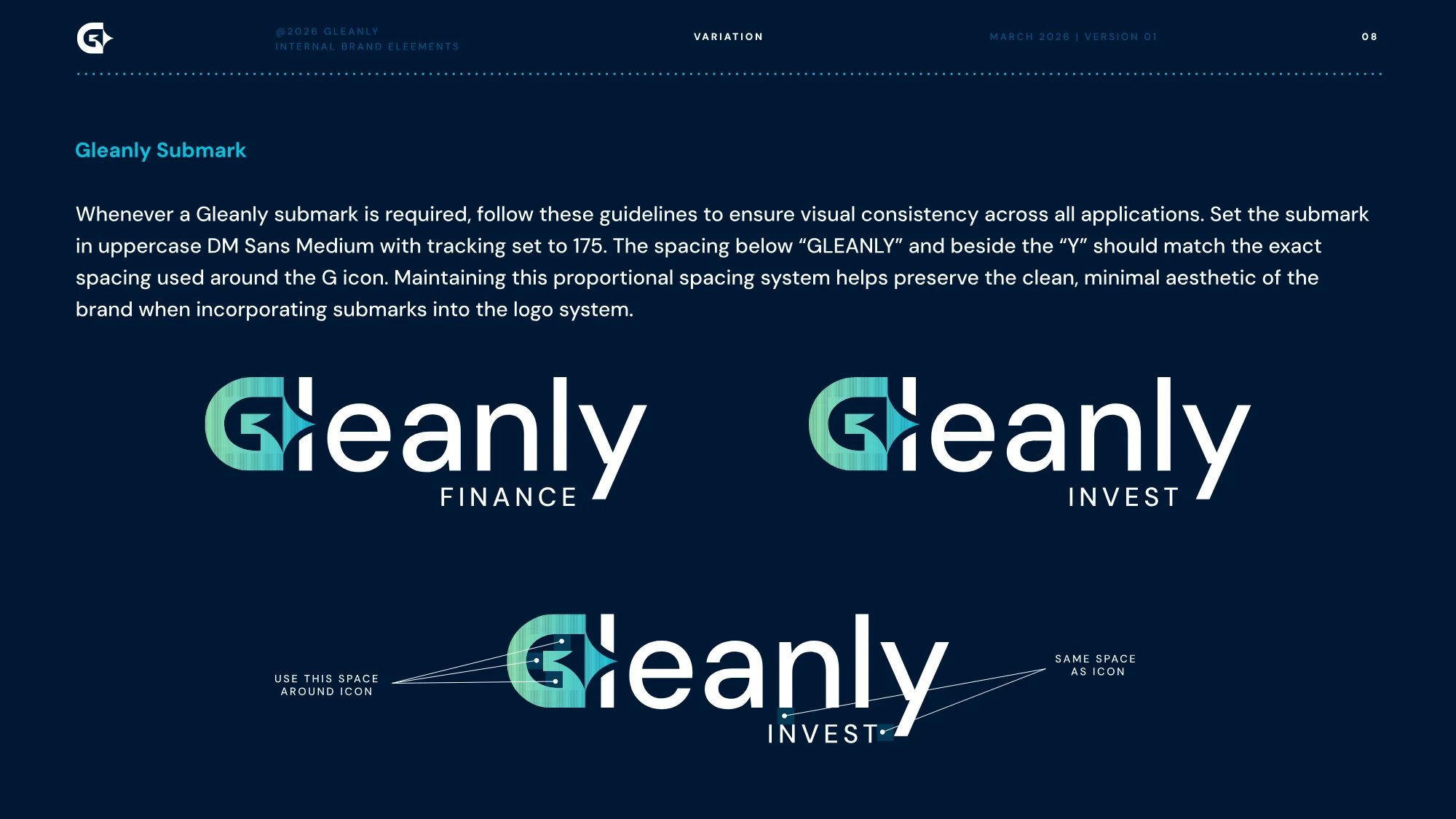 Gleanly Finance and Gleanly Invest submarks